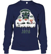 Load image into Gallery viewer, New York Jets norway christmas gnomies elves fan t shirt
