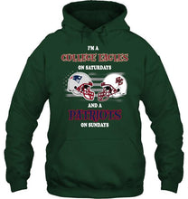 Load image into Gallery viewer, I'm Boston College Eagles on Saturdays and New England Patriots on Sundays shirt