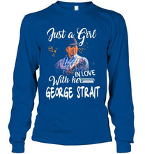 Load image into Gallery viewer, Just girl in love with her George Strait shirt