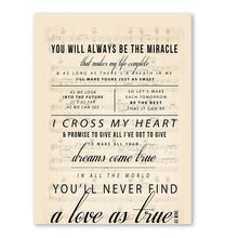 Load image into Gallery viewer, George Strait I Cross My Heart lyric