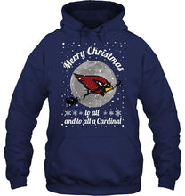 Load image into Gallery viewer, Arizona Cardinals Merry Christmas to all and to all a Cardinal fan shirt