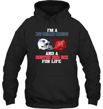 Load image into Gallery viewer, i'm a New England Patriot and a Boston Red Sox for life shirt