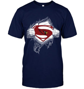 Arizona Cardinals Superman Ripped shirt