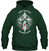 Load image into Gallery viewer, One nation under god New York Jets jesus cross T Shirt