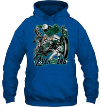 Load image into Gallery viewer, New York Jets The avengers assemble fighting simpson shirt