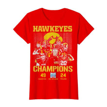 Load image into Gallery viewer, Hawkeyes Champions Holiday Bowl Hawkeyes 49 Trojans 24 shirt by Moteefes store Classic Women's T-Shirt