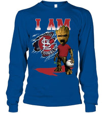 Load image into Gallery viewer, I am St Louis Cardinals groot shirt