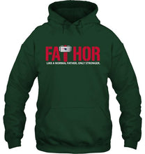 Load image into Gallery viewer, Fathor New England Patriots like normal father only stronger shirt