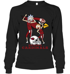 Arizona Cardinals Rick and morty fan shirt