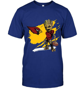 Arizona Cardinals angry baby groot ripped shirt