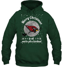 Load image into Gallery viewer, Arizona Cardinals Merry Christmas to all and to all a Cardinal fan shirt