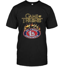 Load image into Gallery viewer, St Louis Cardinals game of thrones crown shirt