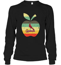 Load image into Gallery viewer, St Louis Cardinals teacher apple retro shirt