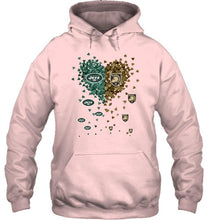Load image into Gallery viewer, New York Jets and Army Black Knights tiny hearts shaped fan shirt