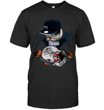 Load image into Gallery viewer, Fear the New England Patriots jack skellington halloween harvest field shirt