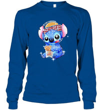 Load image into Gallery viewer, Stitch Burger King diamond gliterring shirt
