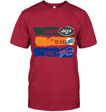Load image into Gallery viewer, New York Jets the good the bad the ugly fan t shirt