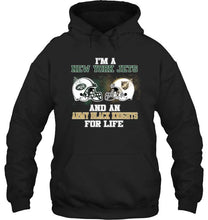 Load image into Gallery viewer, i'm a New York Jet and an Army Black Knight for life shirt