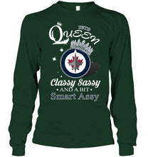 Load image into Gallery viewer, Winnipeg Jets Queen classy sasy and a bit smart asy shirt