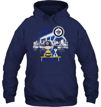 Load image into Gallery viewer, snoopy watch Winnipeg Jets city star light shirt