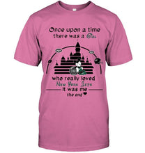 Load image into Gallery viewer, Once upon a time there was girl really loved New York Jets it was me mickey disney castle shirt