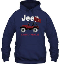 Load image into Gallery viewer, Jeep Arizona Cardinals fan hoodie