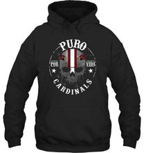 Load image into Gallery viewer, Puro Arizona Cardinals por vida fan shirt