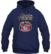 Load image into Gallery viewer, St Louis Cardinals game of thrones crown shirt