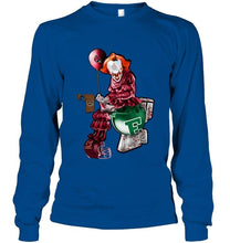 Load image into Gallery viewer, IT Ball State Cardinals in toilet halloween hoodie