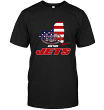 Load image into Gallery viewer, New York Jets New York 4th July independence day american flag shirt
