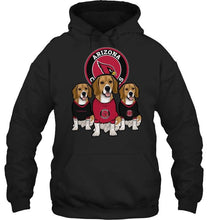 Load image into Gallery viewer, Arizona Cardinals Beagles fan shirt