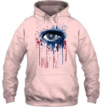 Load image into Gallery viewer, Winnipeg Jets eye paint drop art style t shirt