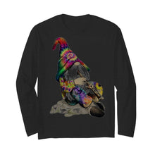 Load image into Gallery viewer, Gnome Blowing Trumpet bough shirt by Moteefes store Unisex Long Sleeve T-Shirt