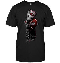 Load image into Gallery viewer, baby groot loves Arizona Cardinals shirt