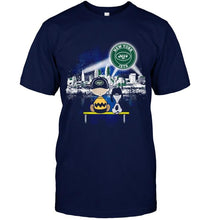 Load image into Gallery viewer, snoopy watch New York Jets city star light shirt