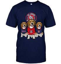 Load image into Gallery viewer, St Louis Cardinals Beagles fan shirt