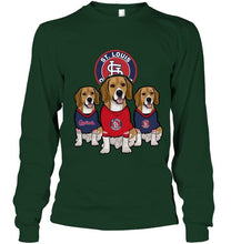 Load image into Gallery viewer, St Louis Cardinals Beagles fan shirt