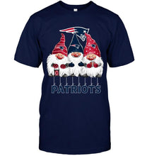 Load image into Gallery viewer, New England Patriots norway christmas gnomies elves fan t shirt
