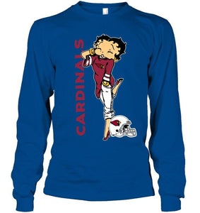 Arizona Cardinals betty boop fan shirt