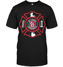Load image into Gallery viewer, St Louis Cardinals Firefighter shirt