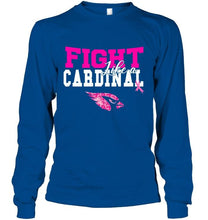 Load image into Gallery viewer, Fight like a Cardinal Arizona Cardinals br east cancer support fan shirt