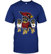 Load image into Gallery viewer, Arizona Cardinals Rottweilers fan shirt