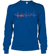 Load image into Gallery viewer, St Louis Cardinals St Louis Blues heartbeat shirt