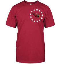 Load image into Gallery viewer, Arizona Cardinals american star flag shirt