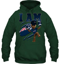Load image into Gallery viewer, I am groot loves New England Patriots fan t shirt