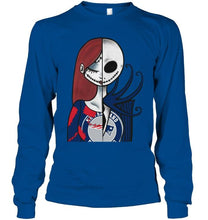 Load image into Gallery viewer, New England Patriots Jack Skellington Sally halloween fan simpson shirt