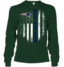 Load image into Gallery viewer, Best New England Patriots dad ever american flag shirt