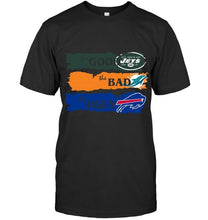 Load image into Gallery viewer, New York Jets the good the bad the ugly fan t shirt