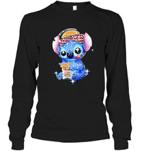Load image into Gallery viewer, Stitch Burger King diamond gliterring shirt