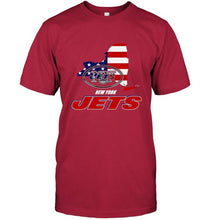Load image into Gallery viewer, New York Jets New York 4th July independence day american flag shirt